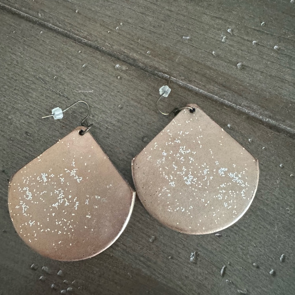 Sweet Creek Leather Fan Earrings